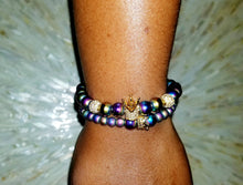 Load image into Gallery viewer, 🌈Colorful Rainbow Hematite Crown Bracelet (various colors/styles)

