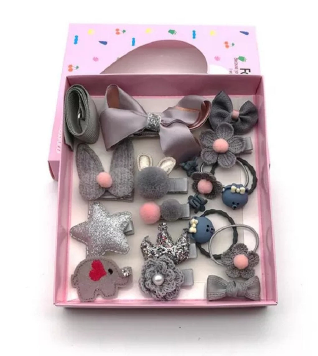18 Piece Hair Accessories Set